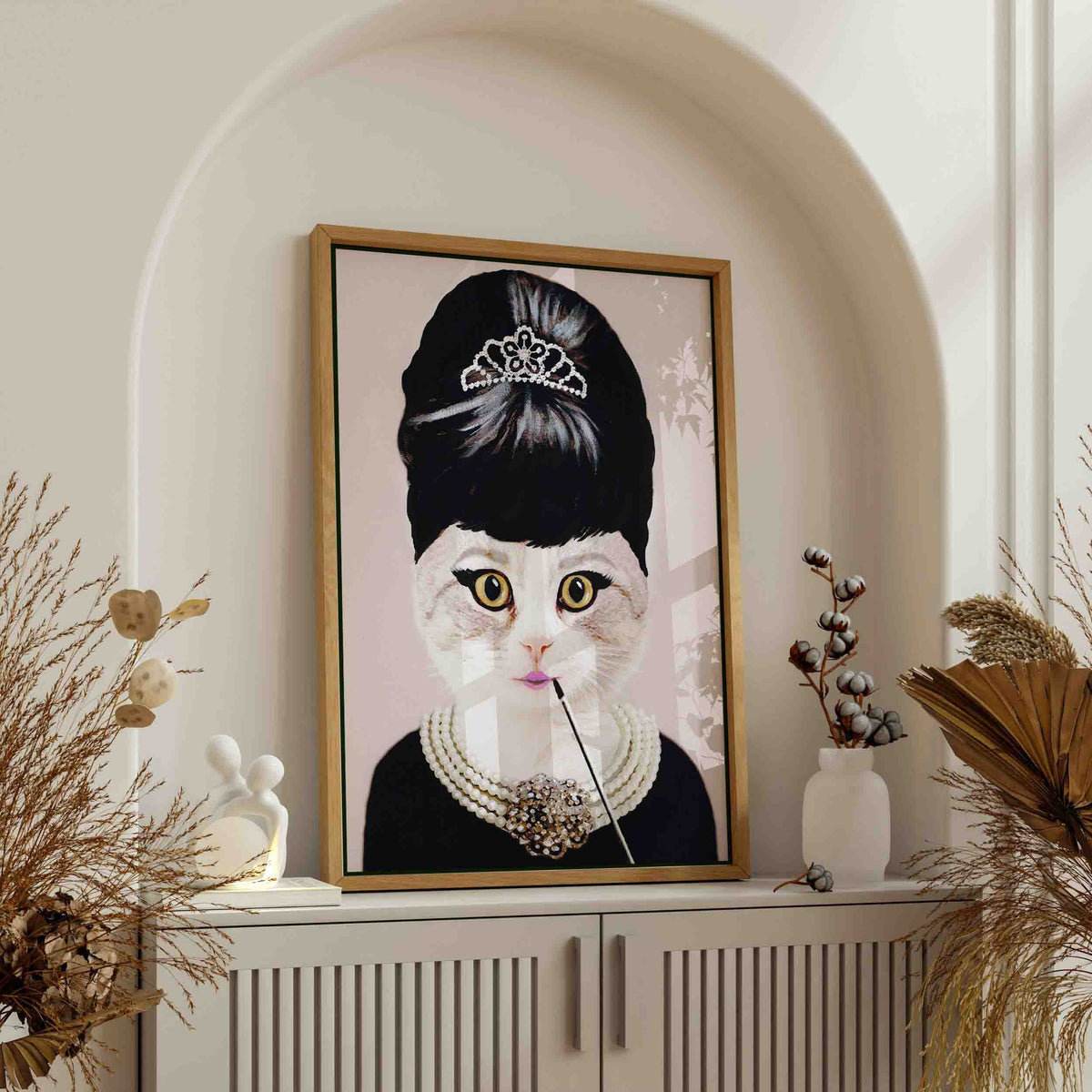 Elmsford Axis Cat Canvas Wall Art — gallery image 6