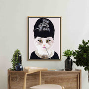 Elmsford Axis Cat Canvas Wall Art — gallery image 7