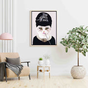 Elmsford Axis Cat Canvas Wall Art — gallery image 2