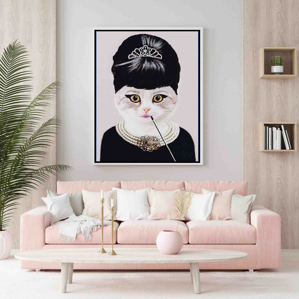 Elmsford Axis Cat Canvas Wall Art — gallery image 4