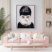 Elmsford Axis Cat Canvas Wall Art — gallery image 4