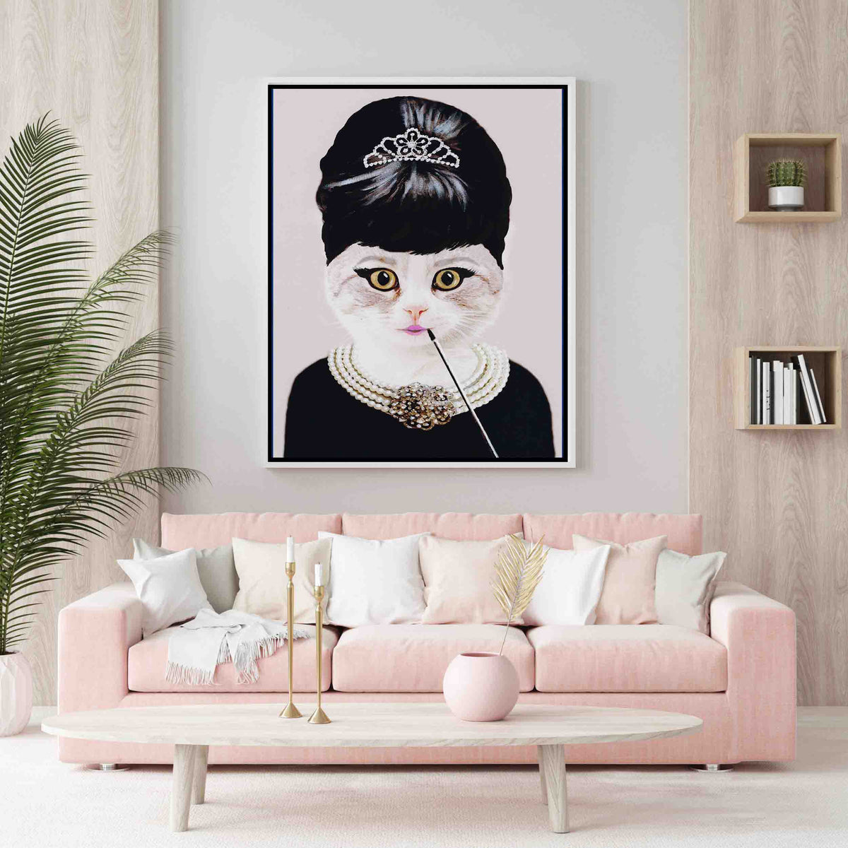 Elmsford Axis Cat Canvas Wall Art — gallery image 4