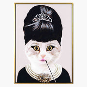 Elmsford Axis Cat Canvas Wall Art — gallery image 1