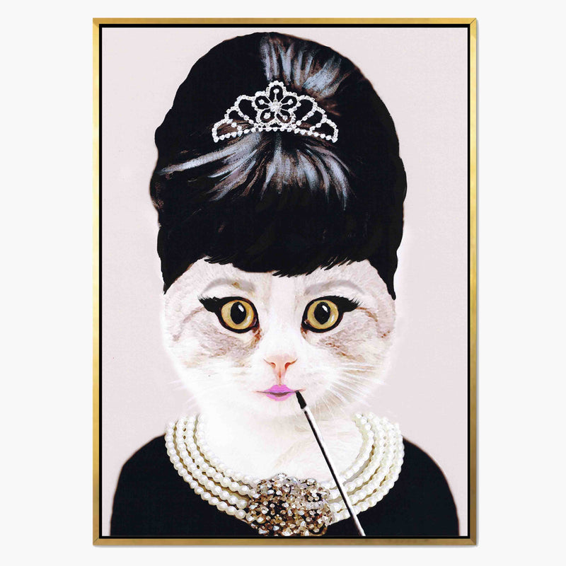 
Elmsford Axis Cat Canvas Wall Art — photo 1