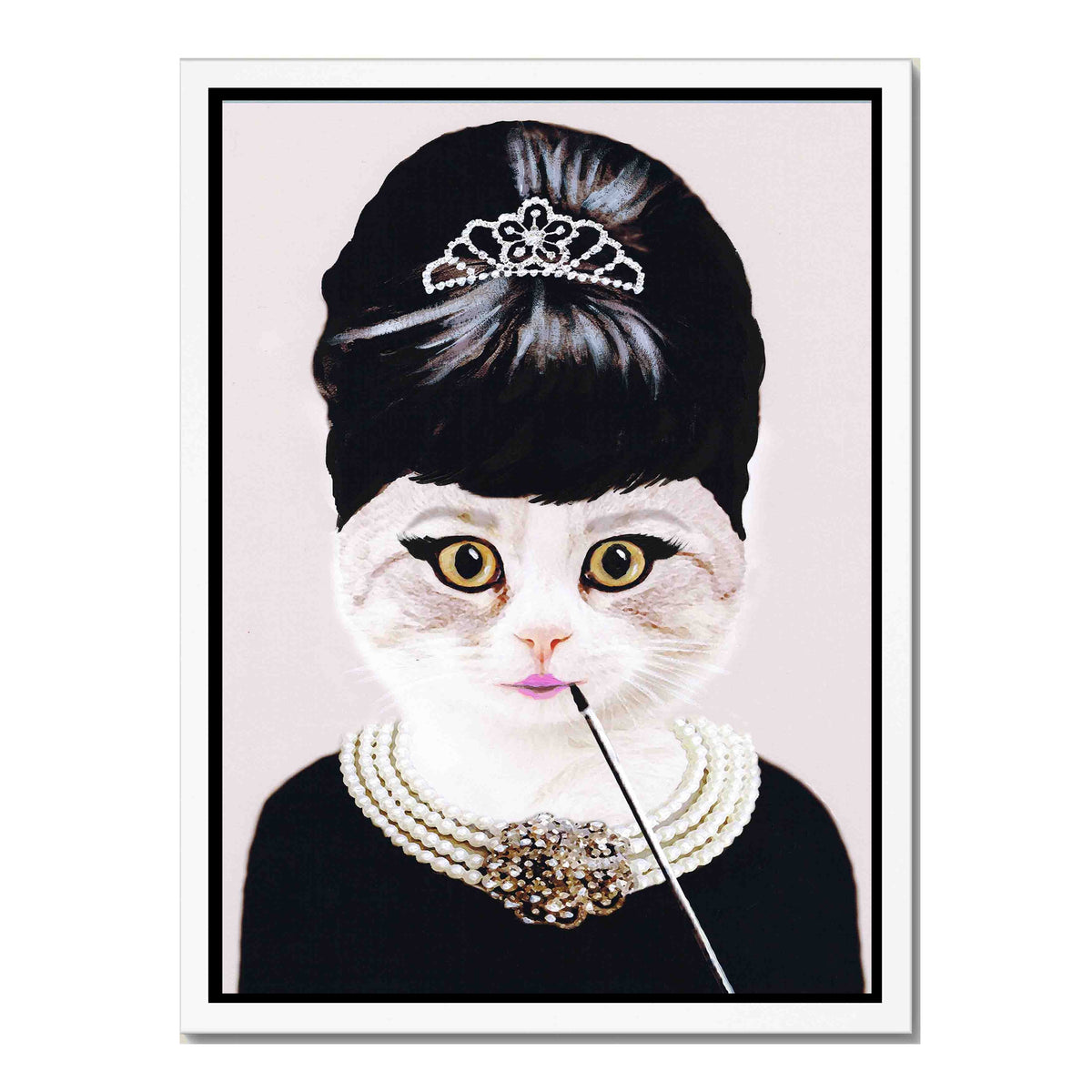 Elmsford Axis Cat Canvas Wall Art — gallery image 50