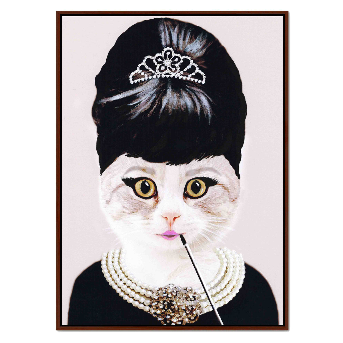 Elmsford Axis Cat Canvas Wall Art — gallery image 25