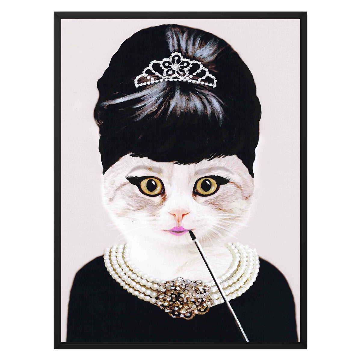 Elmsford Axis Cat Canvas Wall Art — gallery image 22