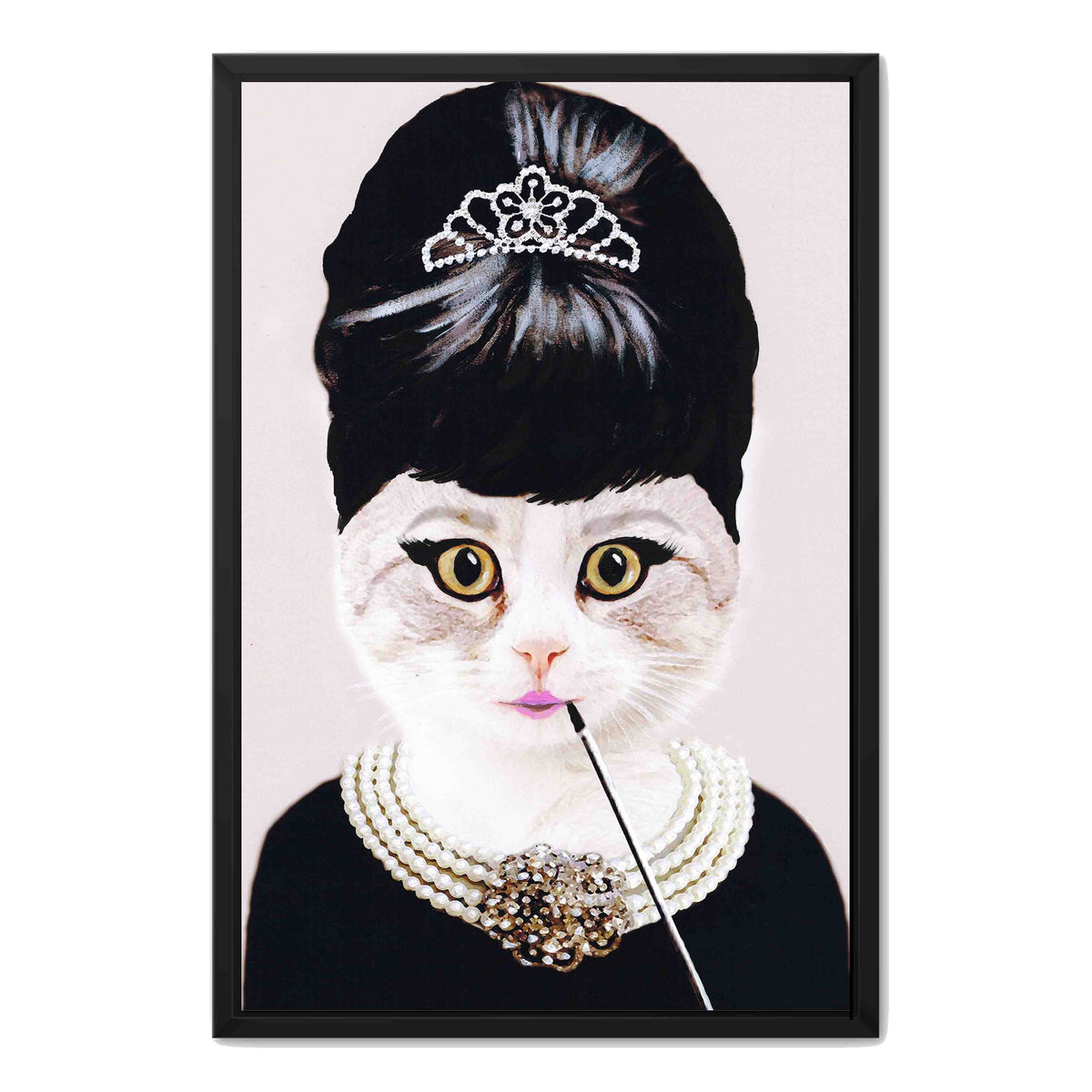 Elmsford Axis Cat Canvas Wall Art — gallery image 21