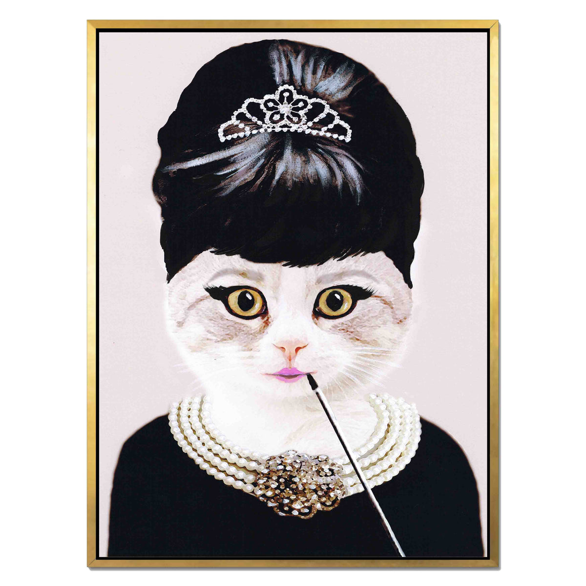 Elmsford Axis Cat Canvas Wall Art — gallery image 34