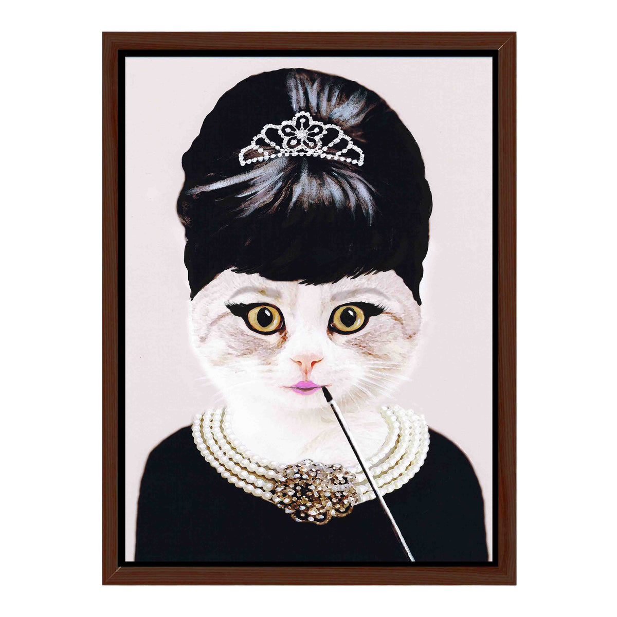 Elmsford Axis Cat Canvas Wall Art — gallery image 26