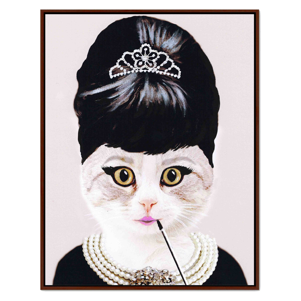 Elmsford Axis Cat Canvas Wall Art — gallery image 24
