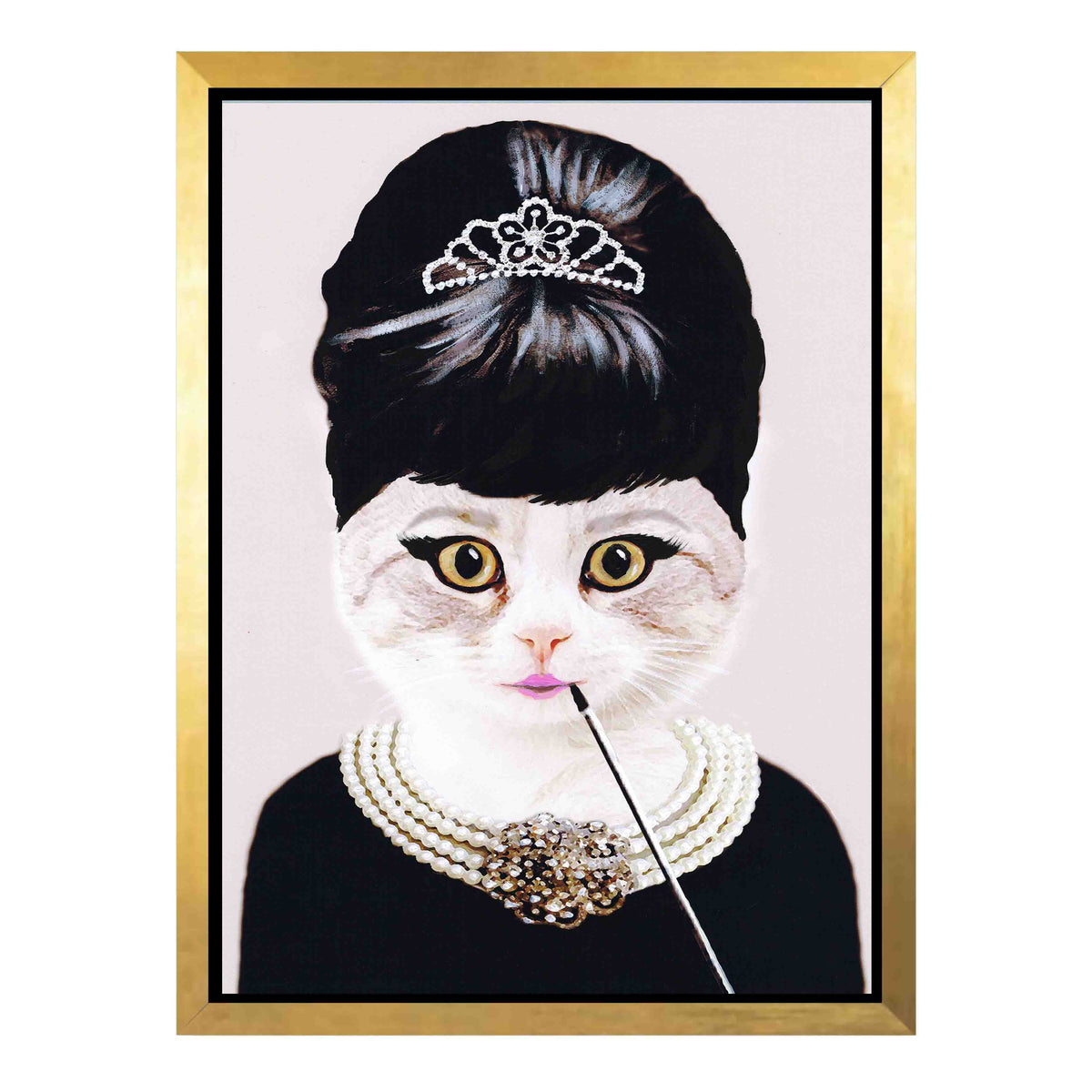 Elmsford Axis Cat Canvas Wall Art — gallery image 32