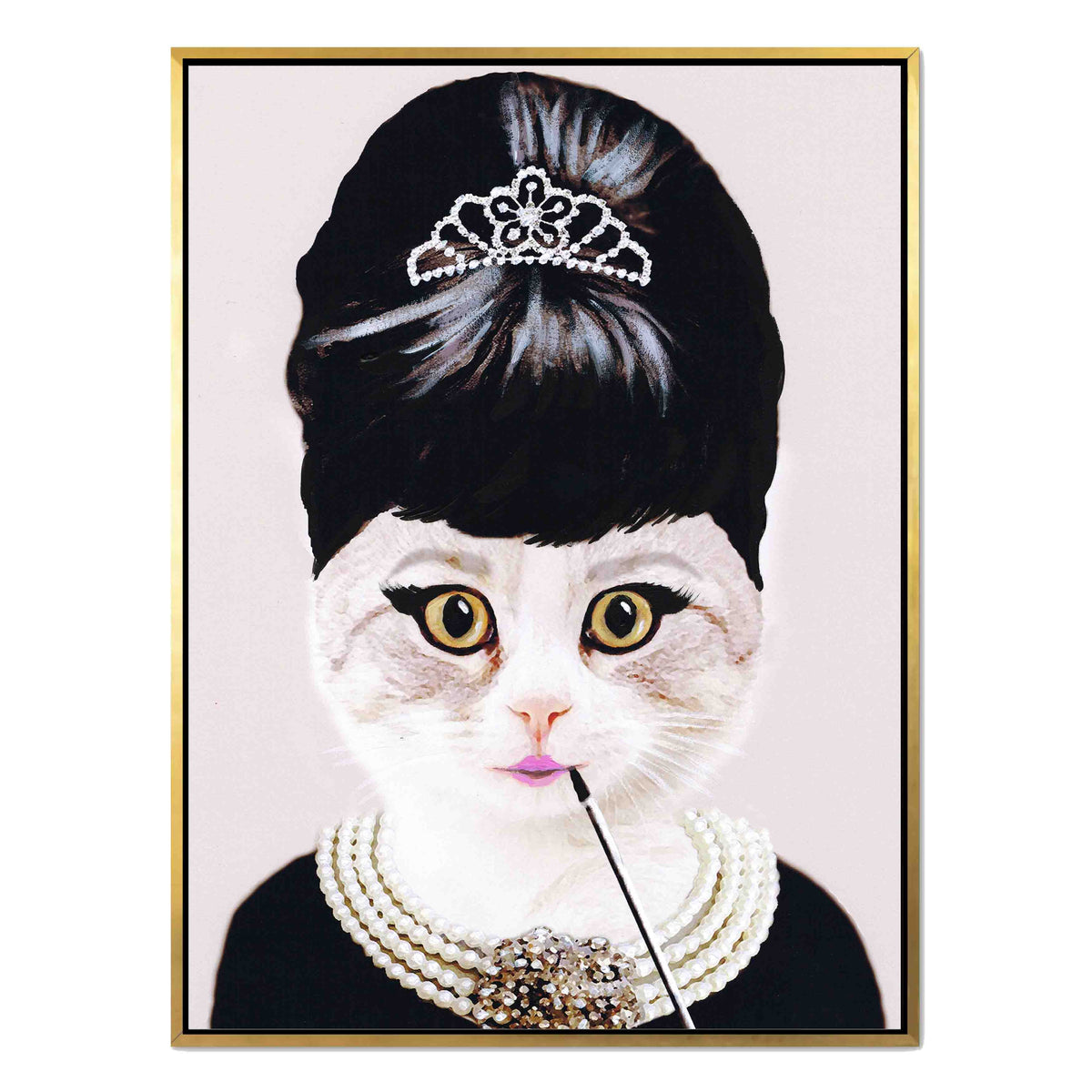 Elmsford Axis Cat Canvas Wall Art — gallery image 35