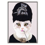 Elmsford Axis Cat Canvas Wall Art — gallery image 43