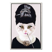 Elmsford Axis Cat Canvas Wall Art — gallery image 45