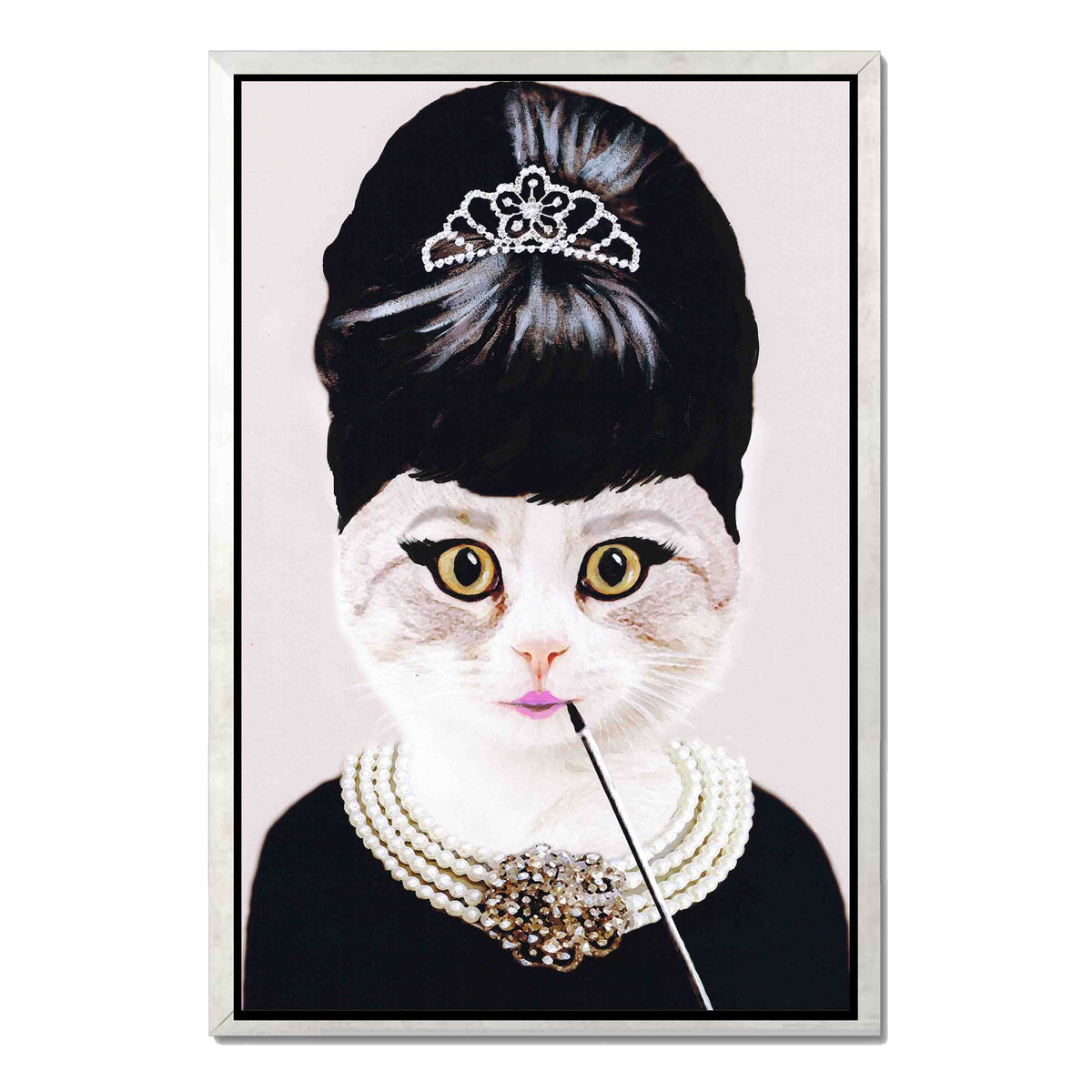 Elmsford Axis Cat Canvas Wall Art — gallery image 45