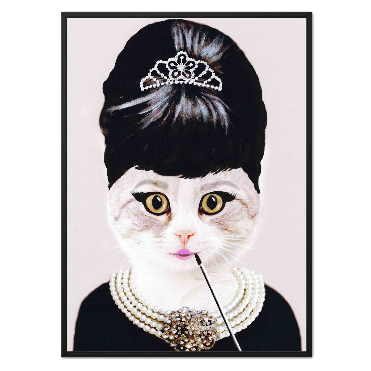 Elmsford Axis Cat Canvas Wall Art — gallery image 19