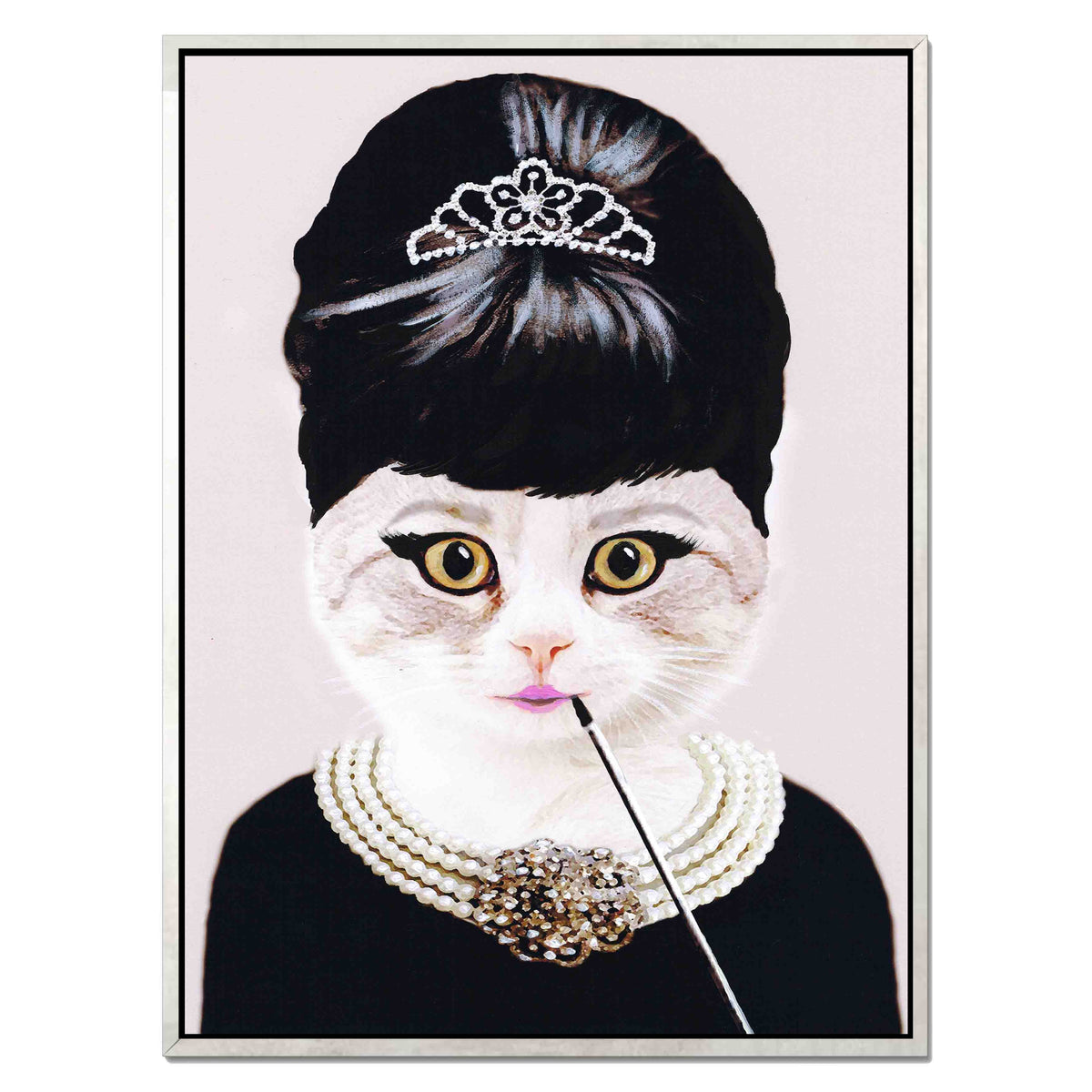 Elmsford Axis Cat Canvas Wall Art — gallery image 46