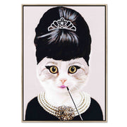 Elmsford Axis Cat Canvas Wall Art — gallery image 37