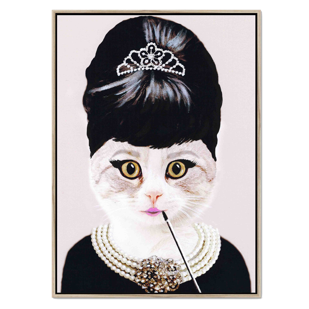 Elmsford Axis Cat Canvas Wall Art — gallery image 37