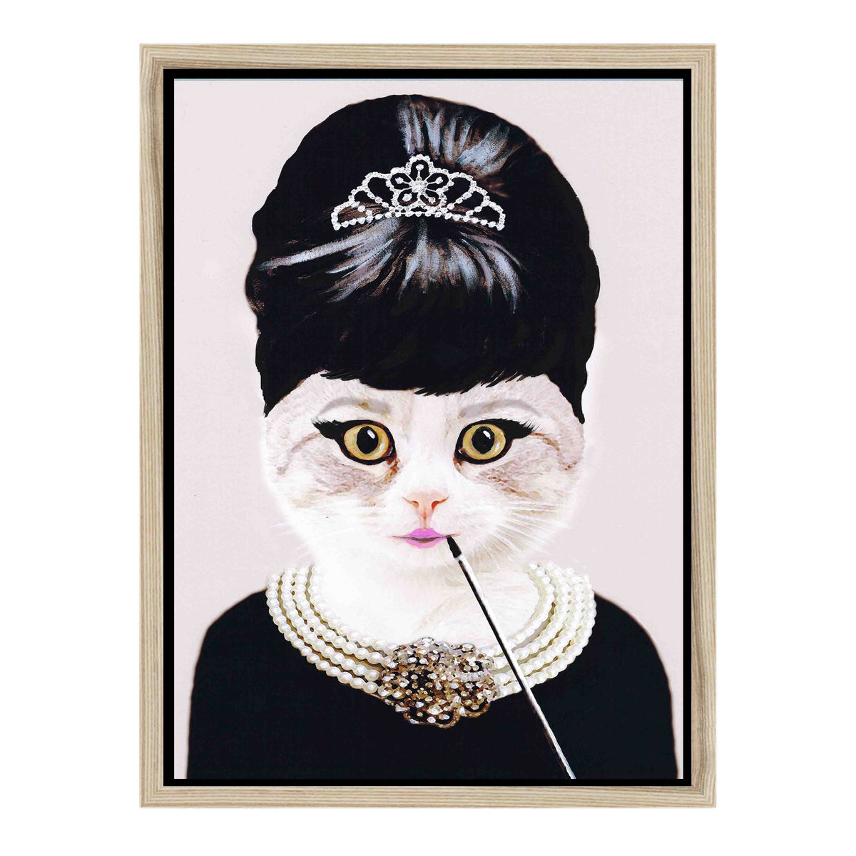 Elmsford Axis Cat Canvas Wall Art — gallery image 38