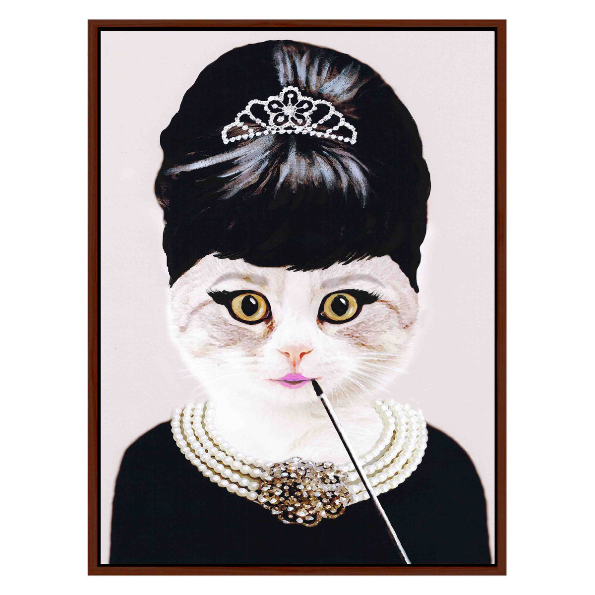 Elmsford Axis Cat Canvas Wall Art — gallery image 28