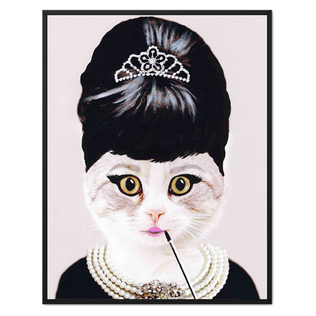 Elmsford Axis Cat Canvas Wall Art — gallery image 18