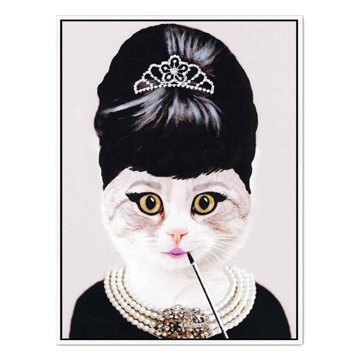 Elmsford Axis Cat Canvas Wall Art — gallery image 53