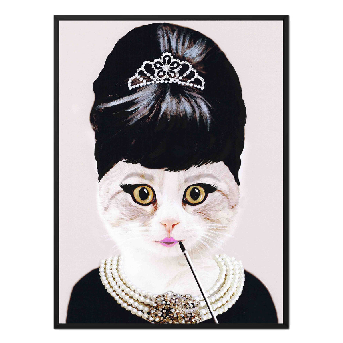 Elmsford Axis Cat Canvas Wall Art — gallery image 23