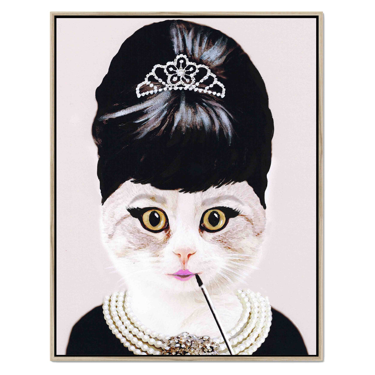 Elmsford Axis Cat Canvas Wall Art — gallery image 36