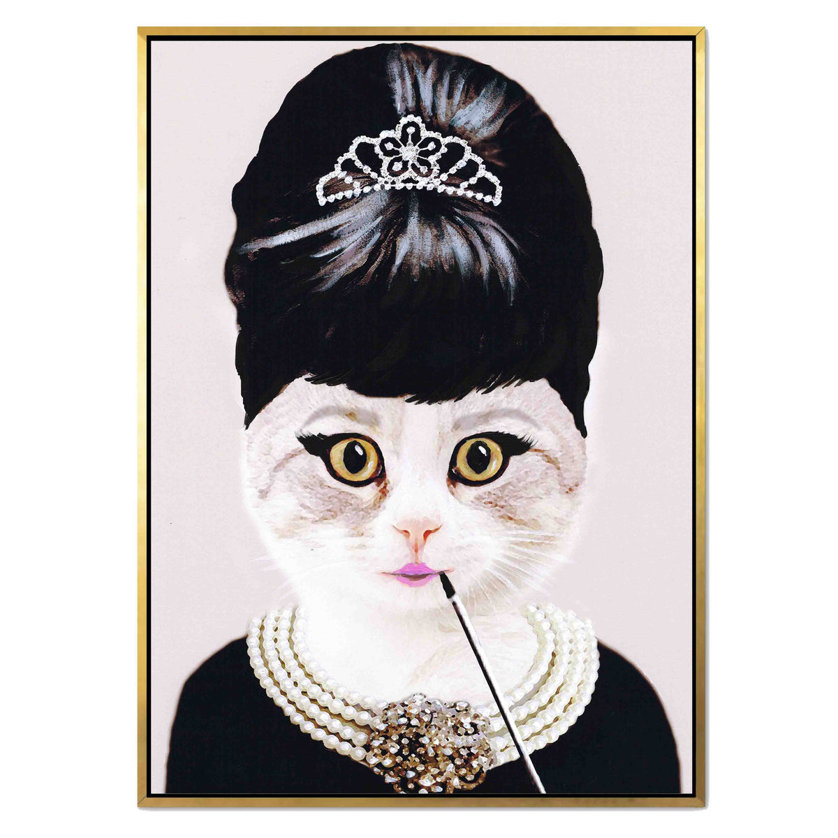 Elmsford Axis Cat Canvas Wall Art — gallery image 31