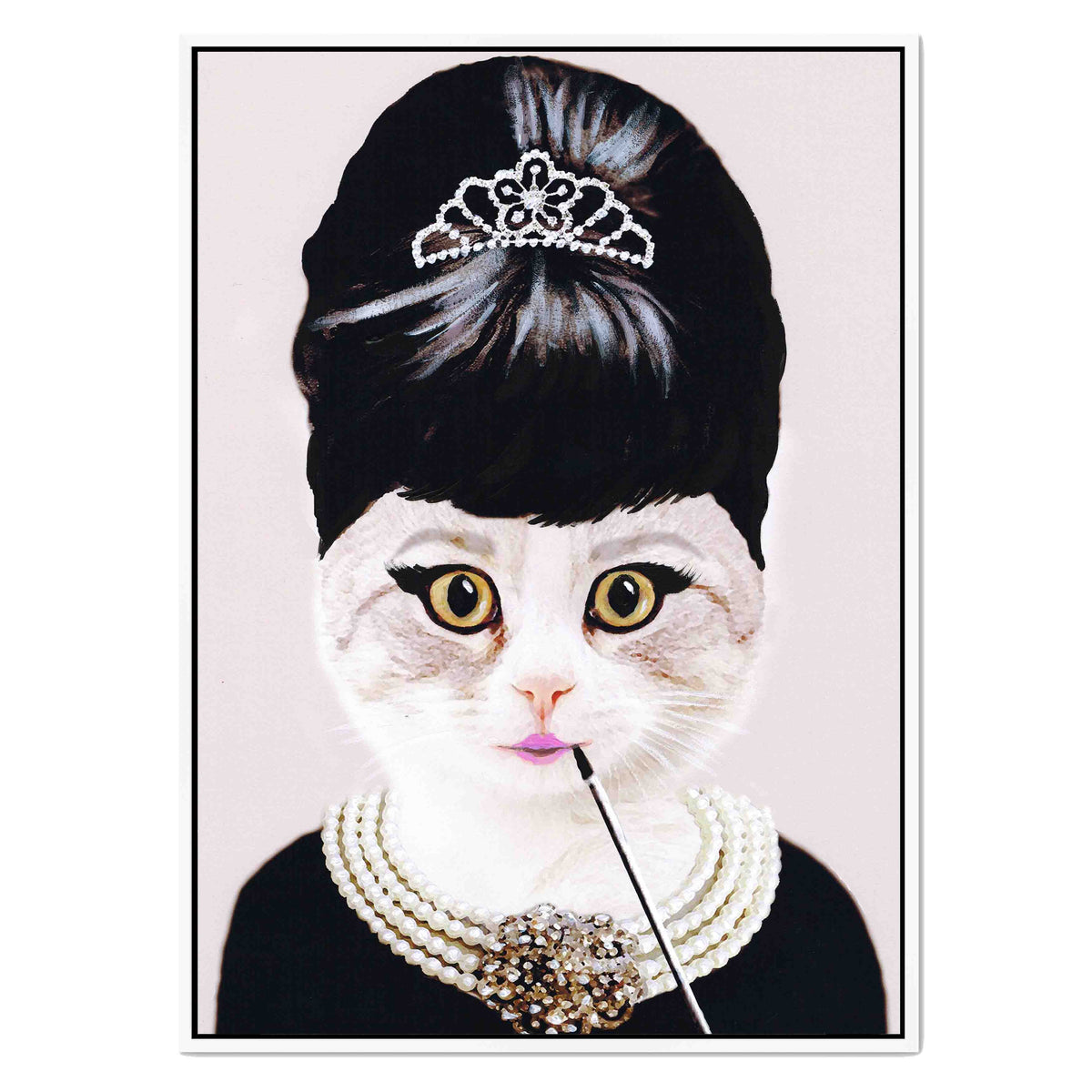 Elmsford Axis Cat Canvas Wall Art — gallery image 49