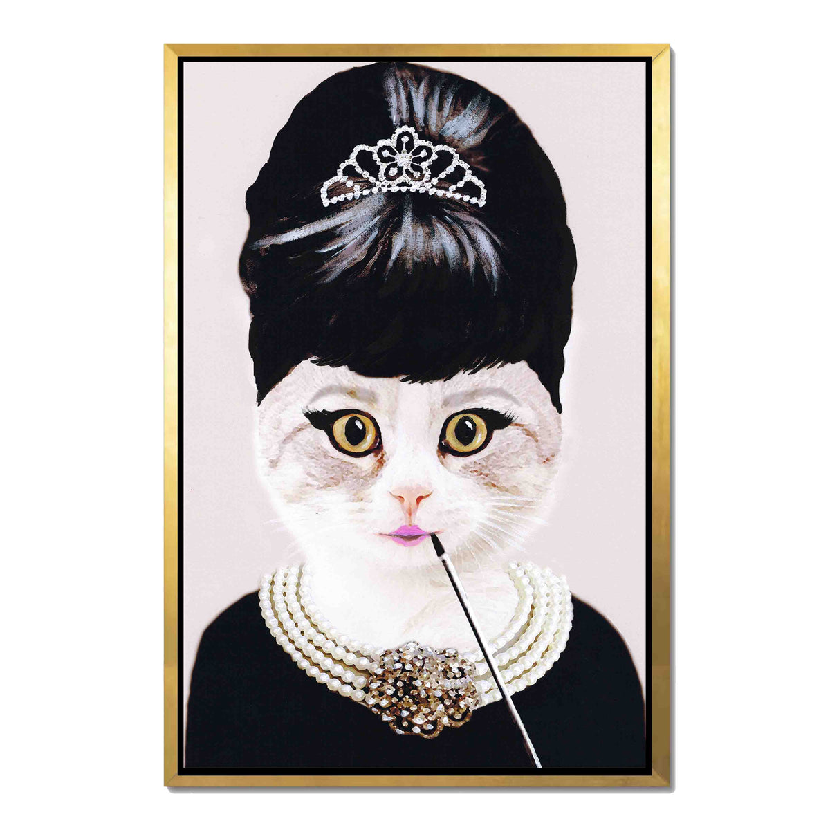 Elmsford Axis Cat Canvas Wall Art — gallery image 33