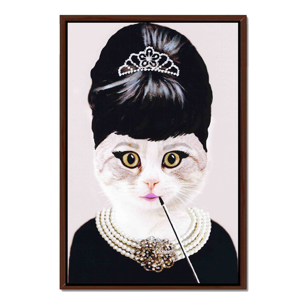 Elmsford Axis Cat Canvas Wall Art — gallery image 27
