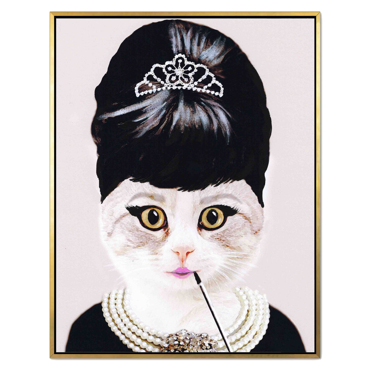 Elmsford Axis Cat Canvas Wall Art — gallery image 30