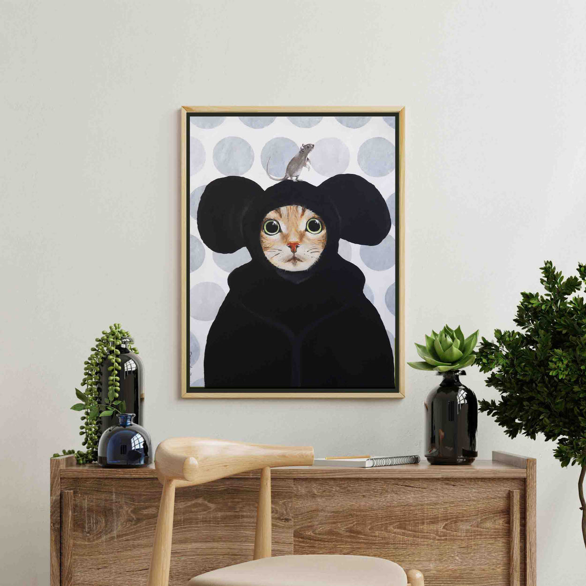 
Arte de pared en lienzo Eversley Axis Cat — foto 5