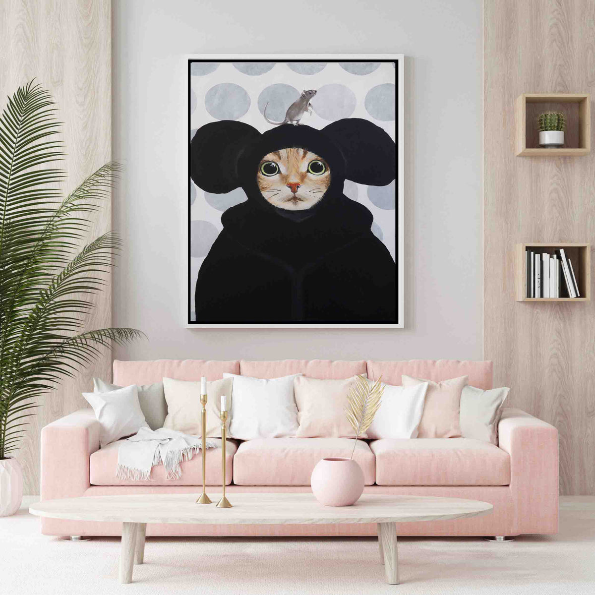 
Arte de pared en lienzo Eversley Axis Cat — foto 3