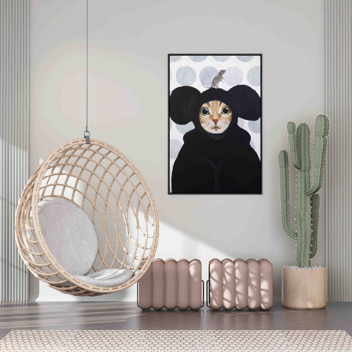
Arte de pared en lienzo Eversley Axis Cat — foto 7