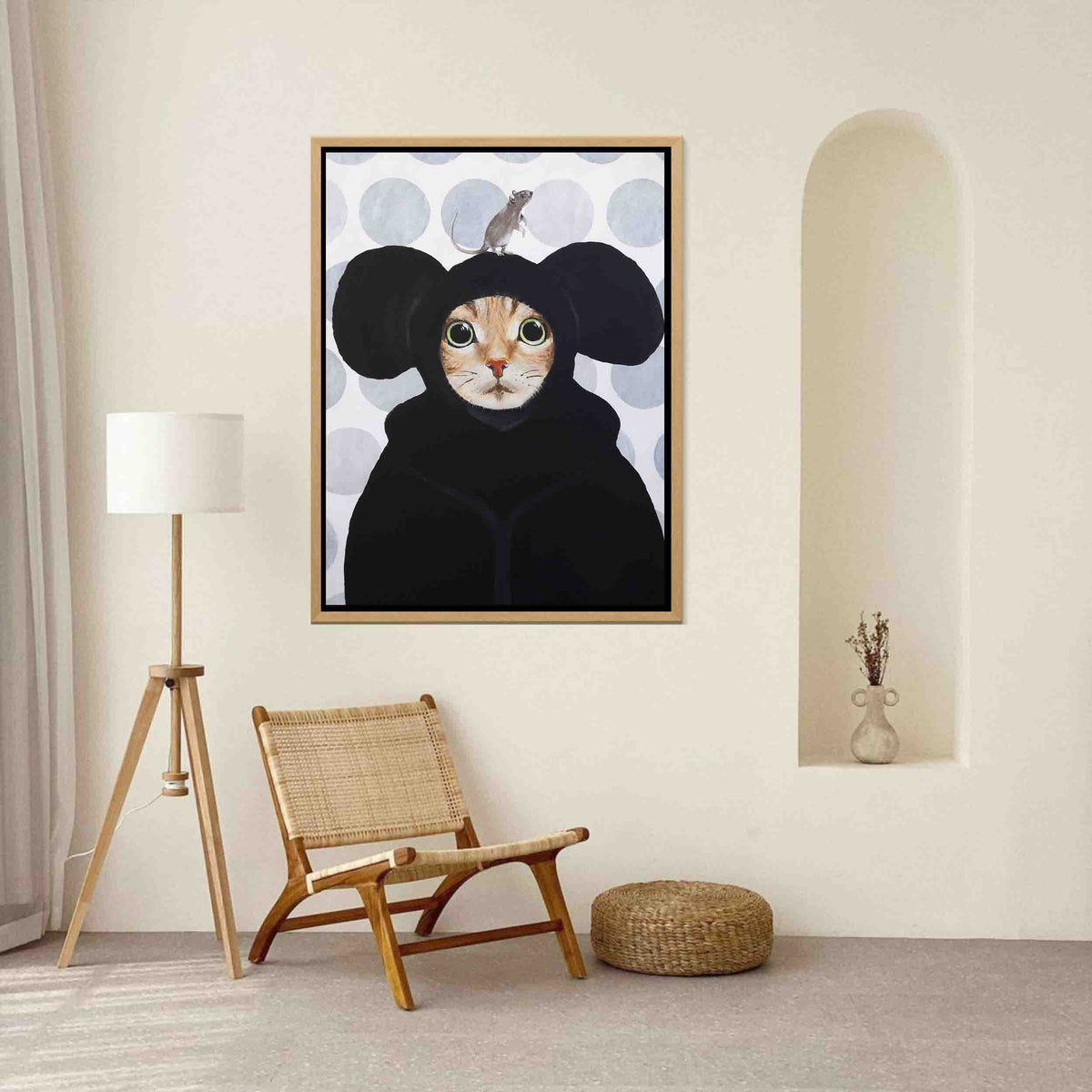 
Arte de pared en lienzo Eversley Axis Cat — foto 8