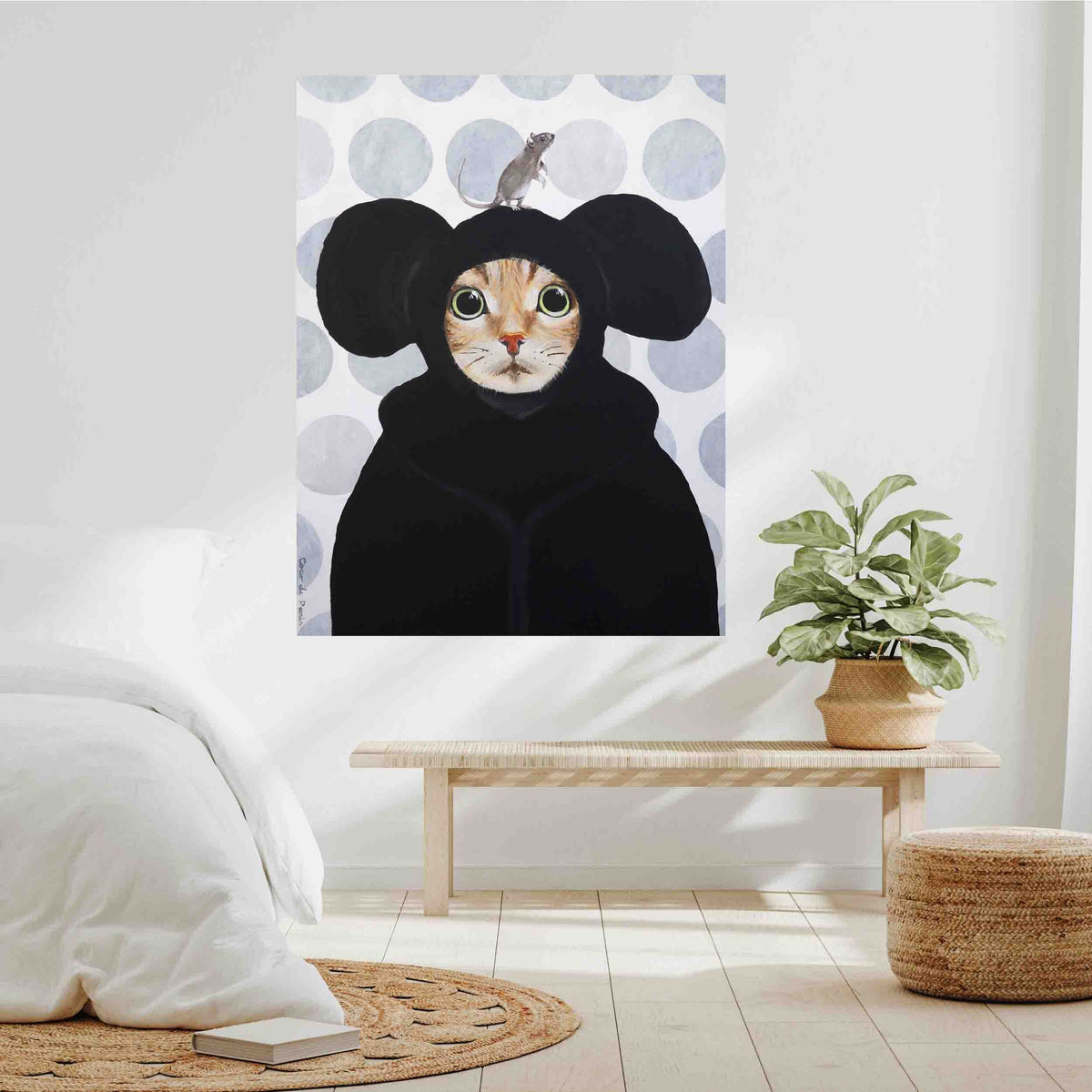 
Arte de pared en lienzo Eversley Axis Cat — foto 9