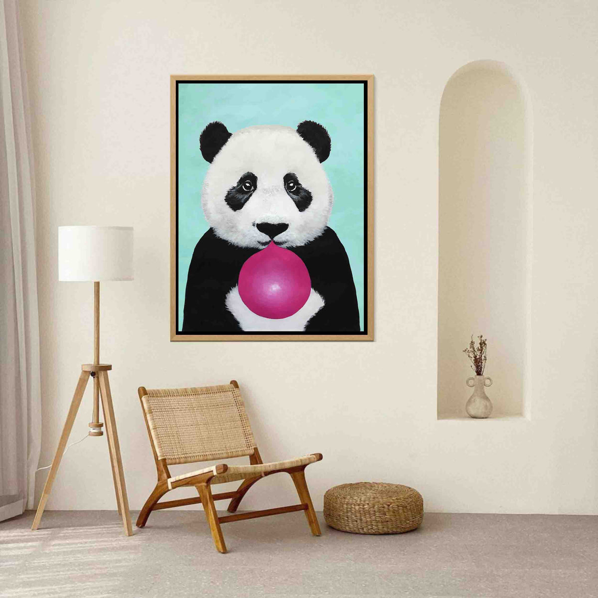 Westcott Axis Panda Canvas Wall Art — gallery image 2