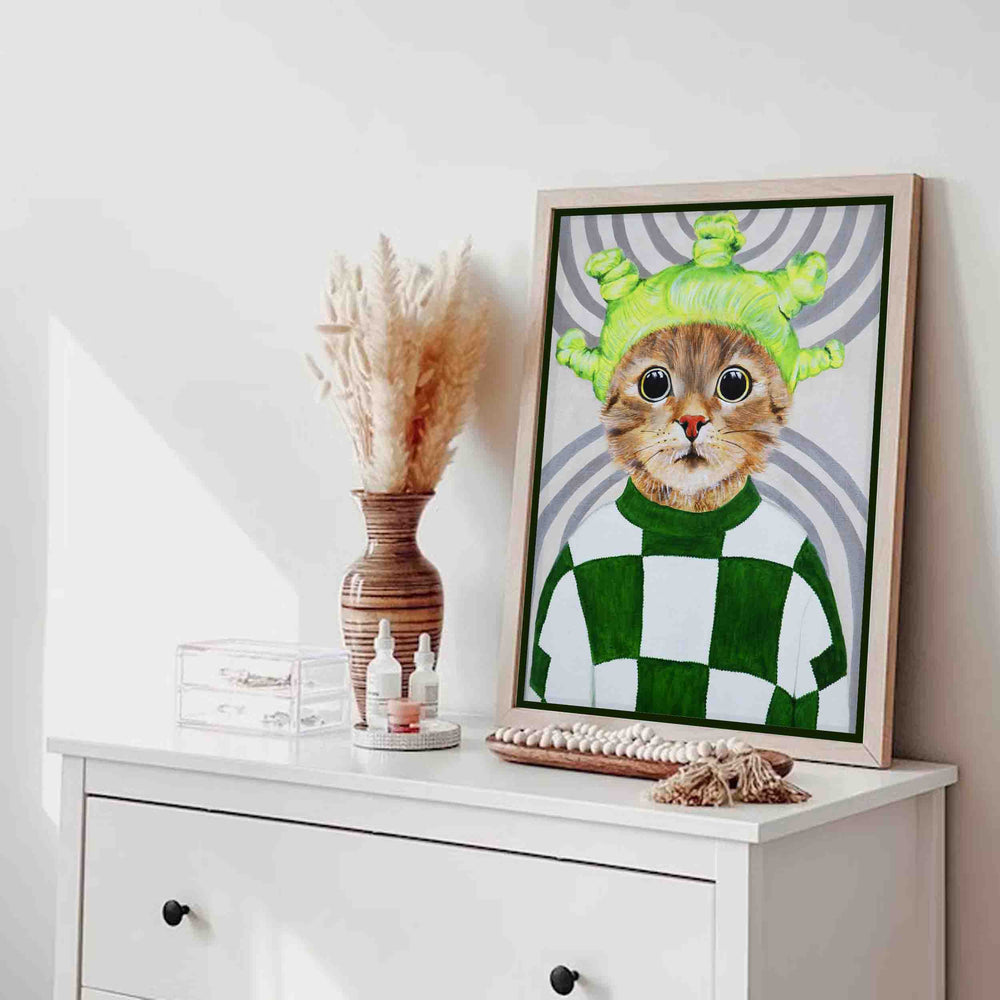Highwood Axis Cat Canvas Wall Art — gallery image 4