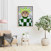 Highwood Axis Cat Canvas Wall Art — gallery image 2