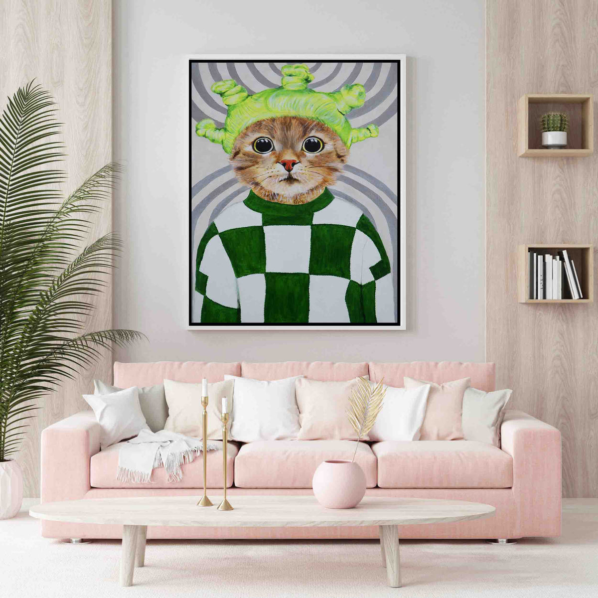 Highwood Axis Cat Canvas Wall Art — gallery image 7
