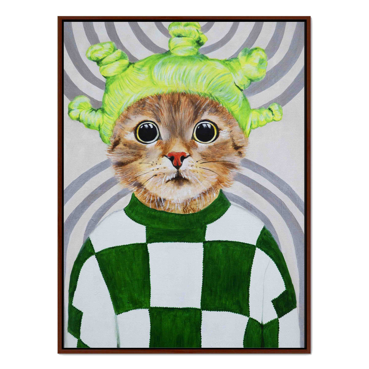 Highwood Axis Cat Canvas Wall Art — gallery image 29