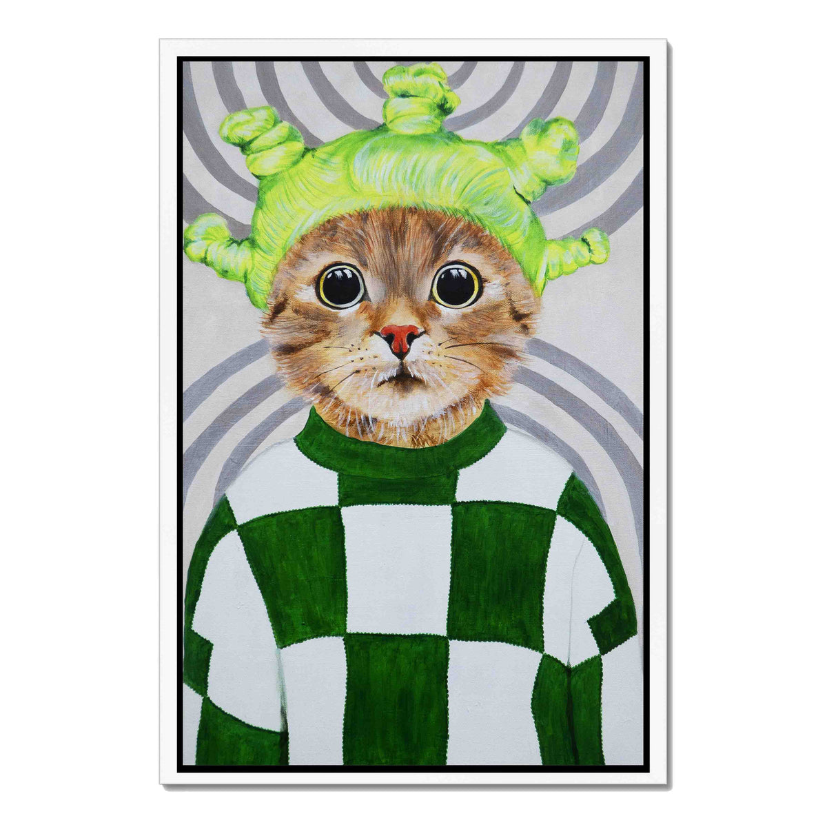 Highwood Axis Cat Canvas Wall Art — gallery image 49