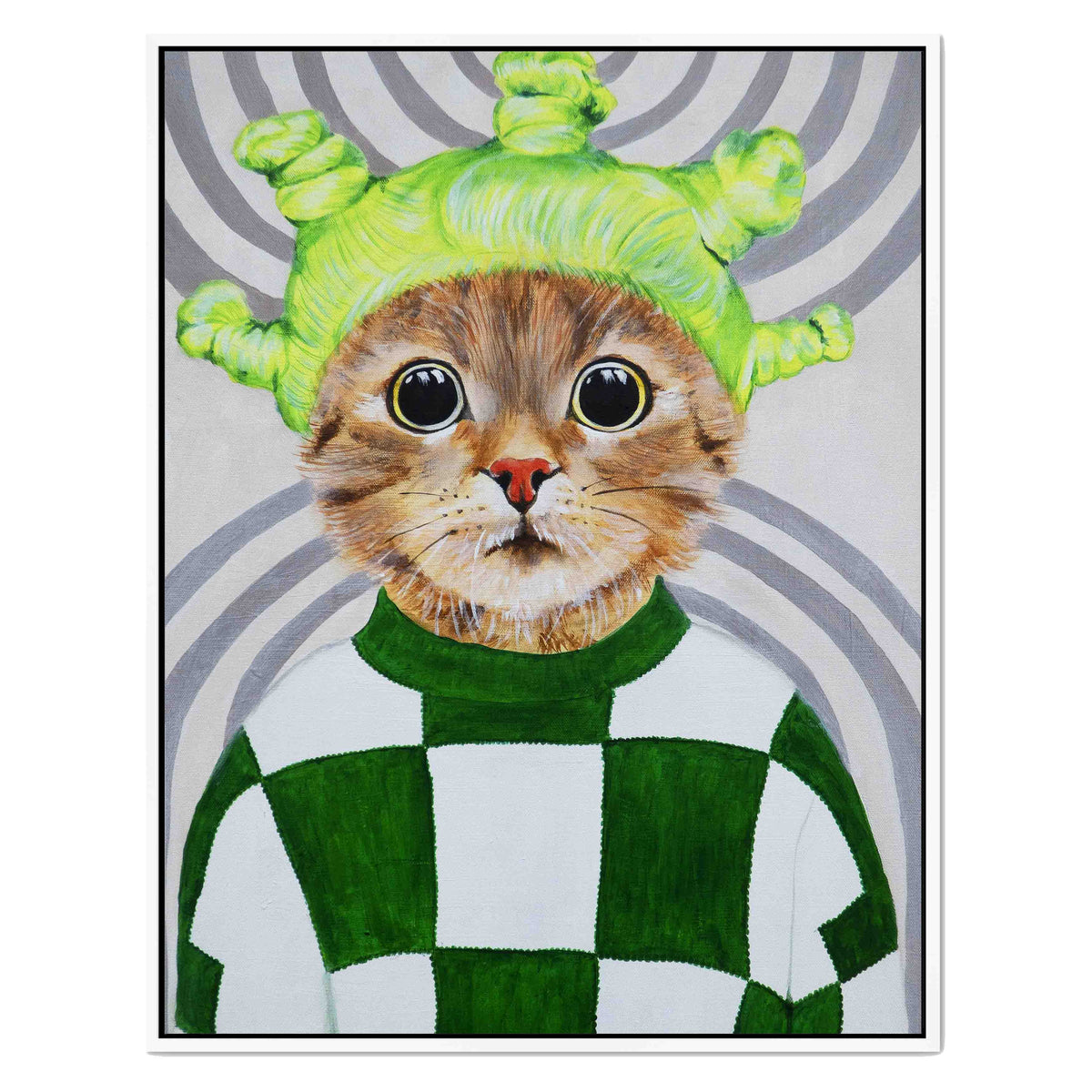 Highwood Axis Cat Canvas Wall Art — gallery image 46