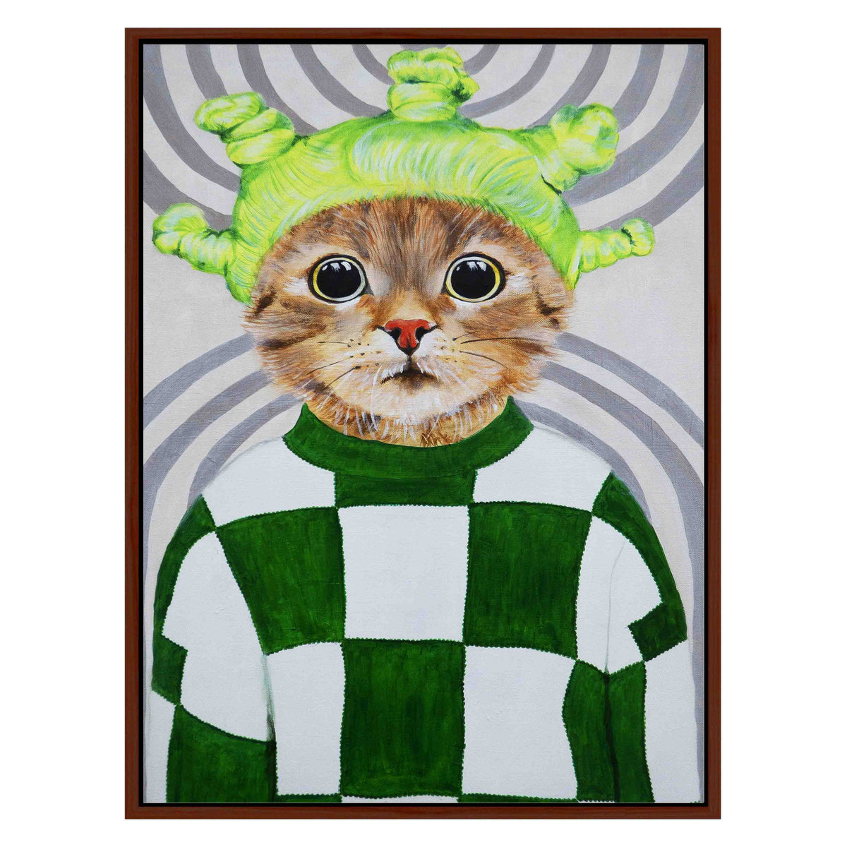 Highwood Axis Cat Canvas Wall Art — gallery image 28