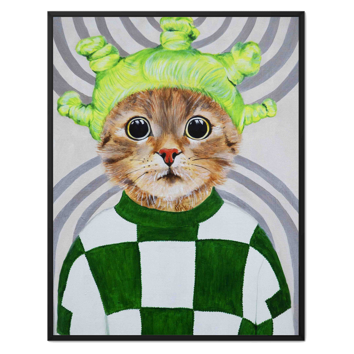 Highwood Axis Cat Canvas Wall Art — gallery image 18