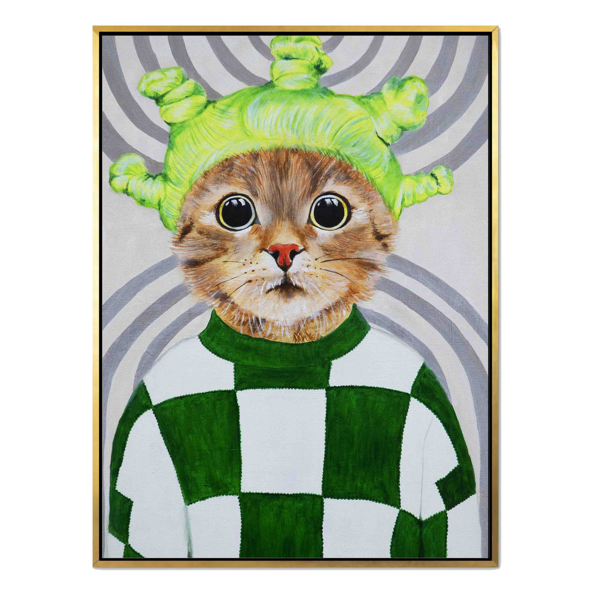 Highwood Axis Cat Canvas Wall Art — gallery image 34